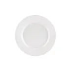 image of CAC China MLRN-7 Maxwell Plate, 7-1/8" Round Rolled Edge, White Melamine, Dishwasher Safe - 1 Dozen