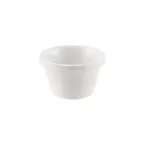 image of CAC China MRKF-1 Plastic Ramekin, 1 Oz 2.5" Diameter Round Melamine White, Safe - 1 Dozen