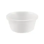 image of CAC China MRKF-6 Plastic Ramekin, 6 oz (3-7/8" Dia) White Melamine, Dishwasher Safe - 1 Dozen