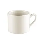 image of CAC China MUM-15 15‑Oz Mug, 3‑3/4" Dia x 3‑1/2" H, White Ceramic, Microwave Safe - 1 Dozen