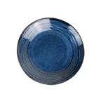 image of CAC China NEP-3 Pasta Bowl, 8" Diameter, 19 Oz, Starry Night Blue/Black China, 1 Dozen