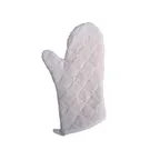 image of CAC China OMS3-13T Oven Mitt, 13", Terry Cloth, Silicone Lining, 100% Cotton