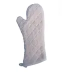 image of CAC China OMS3-17T Oven Mitt, 17" Terry Cloth with Silicone Lining, Heat Resistant up to 600°F