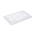 image of CAC China PCSD-QC Clear Food Pan Cover, 1/4-Size, Shatter & Scratch Resistant, NSF - Each