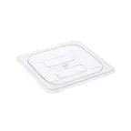 image of CAC China PCSD-SC Clear Polycarbonate Food Pan Cover 1/6-Size, Shatter‑Resistant, NSF - Each