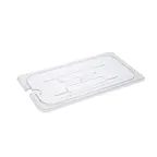 image of CAC China PCSL-TC Polycarbonate Food Pan Cover, 1/3-Size, Clear, Shatter & Scratch Resistant