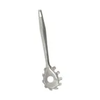 image of CAC China PFKS-9 - 9" Stainless Steel Pasta Fork, Black Cherry Finish, Cutlery for Spaghetti