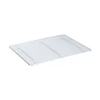 image of CAC China PGSH-1612 Footed Wire Cooling Rack, 16" x 12", 1/2 Size Sheet Pan Grate