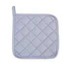 image of CAC China PHSC-8 Pot Holder, 8" x 8", Heat Resistant 200°F, Silicone Cotton, Black/Cherry, 1 Dozen