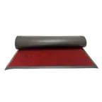 image of CAC China PMAT-64BY Carpet Floor Mat, 72" x 48" Burgundy Vinyl‑Backed Tapered Edge Commercial Mat