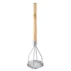 image of CAC China PMSW-18R Potato Masher, 4-1/2"dia x 18"H, Round, Wooden Handle