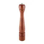 image of CAC China PMW1-18BN Pepper Mill - 18" Height, Solid Hardwood, Brown Matte, Grinder with Top Knob