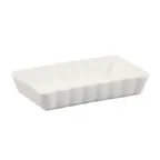 image of CAC China QCD-RT7 - 12 oz Dish, 7"x4½"x1" Rectangular Porcelain, Super White - 1 Dozen