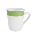 image of CAC China R-17-G - Rainbow Tierra 8 oz Mug, 3"1/8 Dia x 4" H, Ceramic, Dishwasher Safe - 1 Dozen