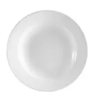 image of CAC China RCN-105 - Clinton Pasta Bowl 18 Oz 10" Dia x 1-3/4" H Porcelain White Safe - 1 Dozen