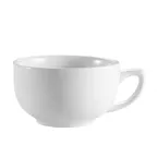 image of CAC China RCN-56 Clinton Coffee Cup, 14 oz Porcelain, 4¾" Dia x 2½" H, Dishwasher Safe - 1 Dozen