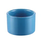 image of CAC China RKF-C4-PCK - 5 oz Peacock Ceramic Ramekin, 3" Dia x 2" H, Microwave Safe - 1 Dozen