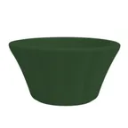 image of CAC China RMK-F6-G Ramekin, 6 Oz (4" Dia x 1-3/4" H) Green Ceramic, Floral, Dishwasher Safe - 1 Dozen