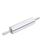 image of CAC China RPAH-013 Rolling Pin, 13" Long Handle, Aluminum Construction, 3" Diameter