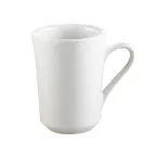 image of CAC China RSV-17 Roosevelt 8-oz Porcelain Mug, 3-1/8" Dia x 4" H, White, Dishwasher Safe - 1 Dozen