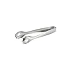 image of CAC China S3TG-BR7 Utility Tongs, 7"L, Spoon Ends, 18/8 Stainless Steel, Mirror Finish, Silver