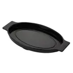image of CAC China SBPL-12-UB Oval Underliner, 13" Overall, Bakelite Handle, Fits 11-1/2" to 13-3/4" Platter