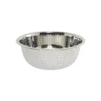 image of CAC China SCD3-S14 Colander, 13-3/4 qt., Small Holes, Round, Stainless Steel