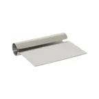 image of CAC China SCPS-514 Dough Scraper, 5-1/4"L x 4-1/4"W, Round Handle, Flexible Blade, Stainless Steel