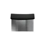 image of CAC China SCPS-6K Dough Scraper, 6"x3-1/8", Stainless Steel Blade, Polypropylene Handle, Black