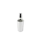 image of CAC China SCSK-10 Cobbler Shaker, 10 oz, 3‑Piece, Stainless Steel, Built‑In Strainer