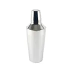 image of CAC China SCSK-28 Cobbler Shaker, 28 oz 3-piece, Stainless Steel with Built-in Strainer
