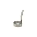 image of CAC China SEGR-3 Stainless Steel Egg Ring, 3" dia. x 1" deep, Dishwasher Safe