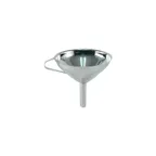 image of CAC China SFNW-5 Stainless Steel Kitchen Funnel, 10 oz (0.3 L) Capacity, 5" Diameter, 6-12 oz Range
