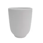 image of CAC China SHA-17 - Sushia 8 oz Tea Cup, 2¾" Dia x 3½" H, White Porcelain, Safe - 1 Dozen