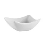 image of CAC China SHA-Q4 - Square Bowl, 3" L x 3" W x 1-1/4" H, Porcelain White, Dishwasher Safe - 1 Dozen