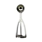 image of CAC China SICD-30S Squeeze Disher, #30, 1.25 oz., Ambidextrous, Stainless Steel Scoop
