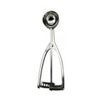 image of CAC China SICD-50S Squeeze Disher, #50, 0.63 oz., Ambidextrous, Stainless Steel Scoop