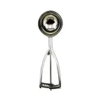 image of CAC China SICD-8S Squeeze Disher, #8, 4 oz., Ambidextrous, Stainless Steel Scoop