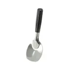 image of CAC China SICS-1 Ice Cream Spade, 9" Long, Stainless Steel with Black Handle