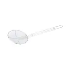 image of CAC China SKMS-7R Mesh Skimmer, 6-1/2" dia., Nickel-Plated, Round Bowl