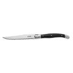 image of CAC China SKP3-03PF Steak Knife, 4" Blade, 4-1/2"L, Slim, Pointed Tip, Plastic Handle - 1 Dozen