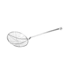 image of CAC China SKSP-07 Spiral Skimmer, 7" Diameter Round Bowl, Nickel-Plated Finish