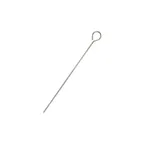 image of CAC China SKSR-8 Stainless Steel Skewer, 8" Round Looped Handle, Pointed End - 1 Dozen