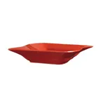 image of CAC China SOH-125-R - Soho Red Rectangular Pasta Bowl, 22 oz, Ceramic, Dishwasher Safe - 1 Dozen