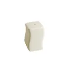 image of CAC China SOH-PS - Soho Pepper Shaker, 1.5" x 1.5" x 3" Ceramic, White, Dishwasher Safe - 1 Dozen
