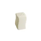 image of CAC China SOH-SS - Soho Square Ceramic Salt Shaker, 1.5" x 1.5" x 3" White, Dishwasher Safe - 1 Dozen