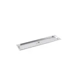 image of CAC China SPCN-HL 1/2-Long Table Pan Cover, With Handle, Stainless Steel, NSF - Sold Individually