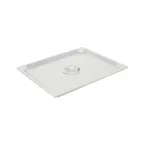 image of CAC China SPCO-H 1/2-Size Steam Pan Cover with Handle, 304 Stainless Steel, Oven & Freezer Safe