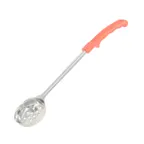 image of CAC China SPCP-2RD Portion Control Spoon, 2 oz, Stainless Steel, Red Handle