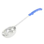 image of CAC China SPCP-8BL Portion Control Spoon, 8 Oz, Stainless Steel, Blue Handle
